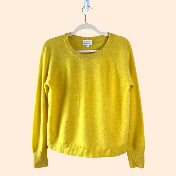 White + Warren Sweaters - White Warren Yellow Cashmere Sweater